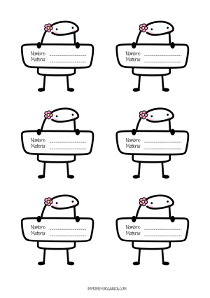 Etiqueta Flork Chica